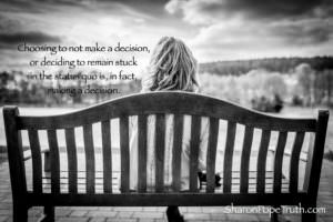 stuck in indecision